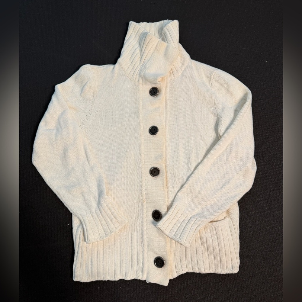 JM Collection Ivory Knit Cardigan